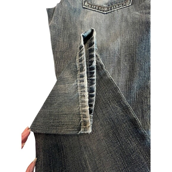 ARIAT Jeans M2 Mens Relaxed Legacy Bootcut TAG SZ 32X30 Blue 10015881 distressed - Picture 12 of 14